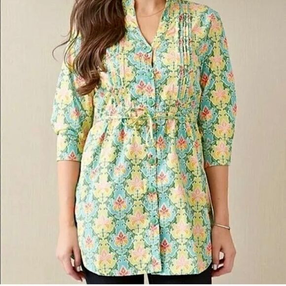 Matilda Jane Green Acres Tunic Size S - Picture 3 of 13